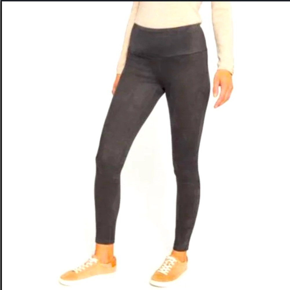 J. McLaughlin pants grey faux suede Lori Leggings